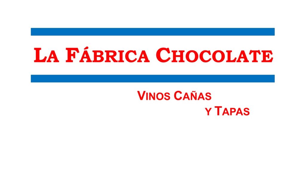 CARTA DE VINOS LA FÁBRICA CHOCOLATE