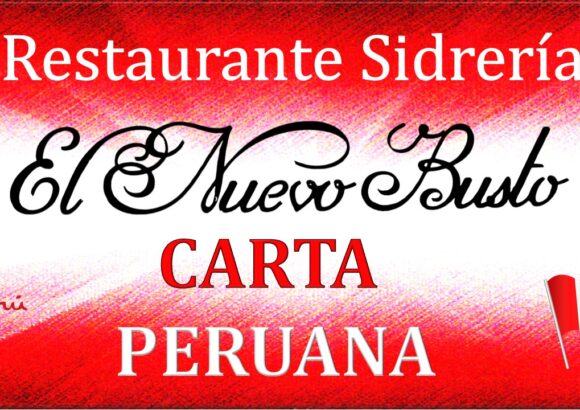 CARTA PERUANA RESTAURANTE EL NUEVO BUSTO